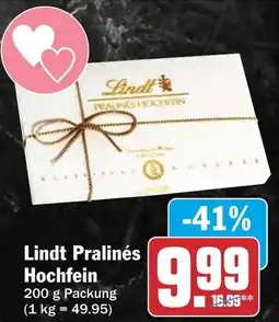 HIT Lindt Pralinés Hochfein Angebot