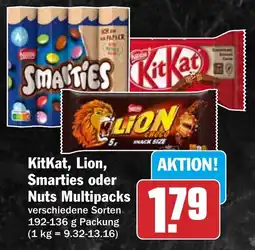 HIT KitKat, Lion, Smarties oder Nuts Multipacks Angebot