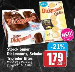 HIT Storck Super Dickmann's, Schoko Trio oder Bites Angebot