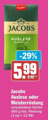 HIT Jacobs Auslese oder Meisterröstung Angebot
