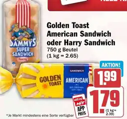 HIT Golden Toast American Sandwich oder Harry Sandwich Angebot