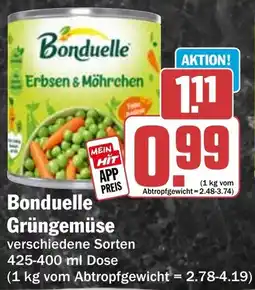 HIT Bonduelle Grüngemüse Angebot