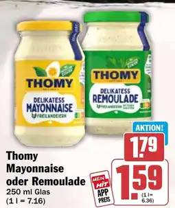 HIT Thomy Mayonnaise oder Remoulade Angebot