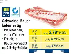 METRO Schweine-Bauch ladenfertig Angebot