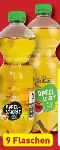 Aldi Nord rio d'oro Apfelschorle Vegan Angebot