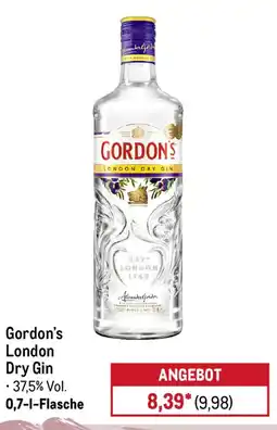 METRO Gordon's London Dry Gin Angebot