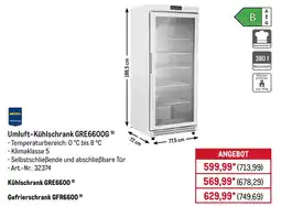 METRO METRO PROFESSIONAL Umluft-Kühlschrank GRE6600G Angebot