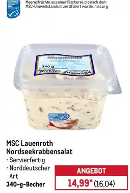 METRO MSC Lauenroth Nordseekrabbensalat Angebot
