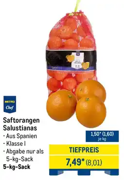 METRO METRO Chef Saftorangen Salustianas Angebot