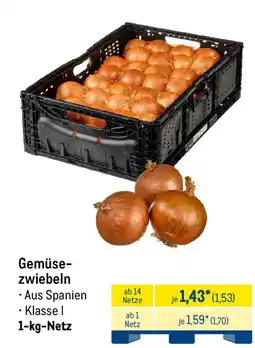 METRO Gemüsezwiebeln Angebot
