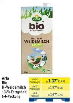METRO Arla Bio H-Weidemilch Angebot