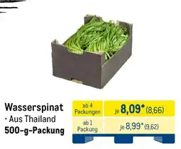 METRO Wasserspinat Angebot