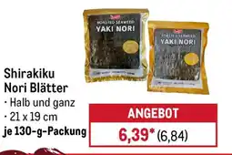 METRO Shirakiku Nori Blätter Angebot