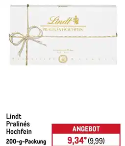 METRO Lindt Pralinés Hochfein Angebot