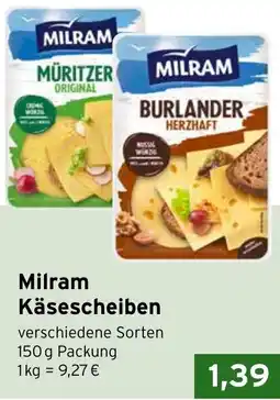 CAP Markt Milram Käsescheiben Angebot