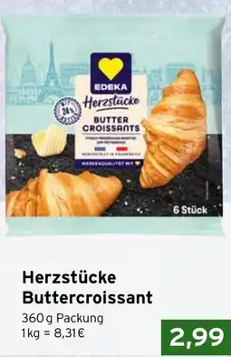 CAP Markt EDEKA Herzstücke Buttercroissant Angebot