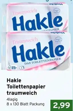 CAP Markt Hakle Toilettenpapier traumweich Angebot