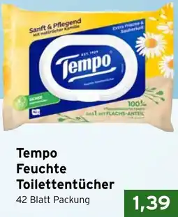 CAP Markt Tempo Feuchte Toilettentücher Angebot