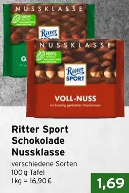 CAP Markt Ritter Sport Schokolade Nussklasse Angebot