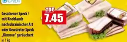 Mix Markt Gesalzener Speck/ mit Knoblauch nach ukrainischer Art oder Gewürzter Speck ,,Dimnoe" geräuchert Angebot
