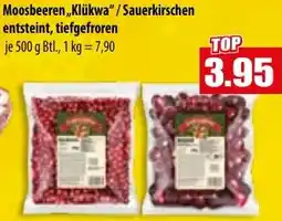 Mix Markt Moosbeeren ,,Klükwa"/Sauerkirschen entsteint, tiefgefroren Angebot