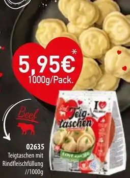 Mix Markt Teigtaschen mit Rindfleischfüllung Angebot