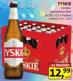 Lösch Depot TYSKIE Gronie, polnisches Bier Angebot