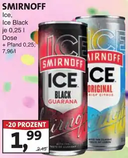 Lösch Depot SMIRNOFF Ice, Ice Black Angebot