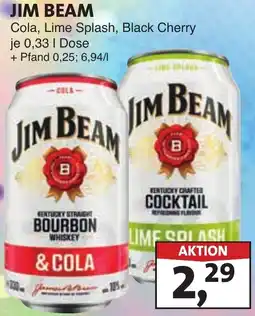 Lösch Depot JIM BEAM Cola, Lime Splash Angebot