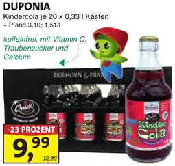 Lösch Depot DUPONIA Kindercola Angebot