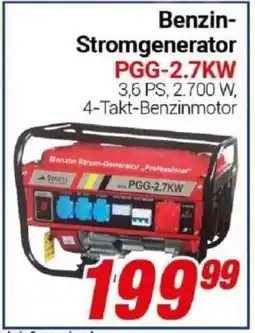 CENTERSHOP Benzin Stromgenerator PGG-2.7KW Angebot