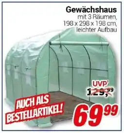 CENTERSHOP Gewächshaus Angebot