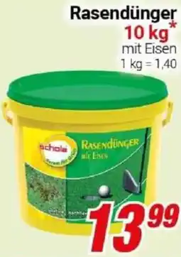 CENTERSHOP Schola Rasendünger Angebot