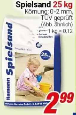 CENTERSHOP Spielsand Angebot
