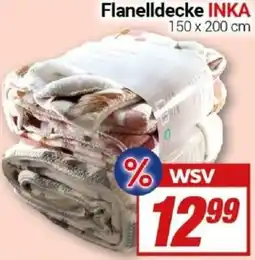 CENTERSHOP Flanelldecke INKA Angebot