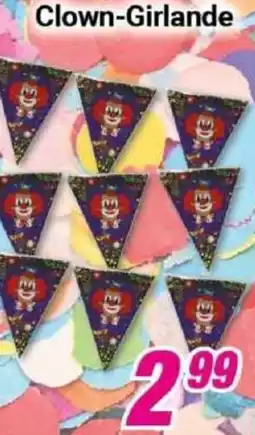 CENTERSHOP Clown-Girlande Angebot