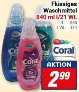 CENTERSHOP Coral Flüssiges Waschmittel Angebot