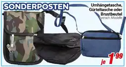 CENTERSHOP Umhängetasche, Gürteltasche oder Brustbeutel Angebot