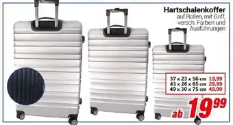 CENTERSHOP Hartschalenkoffer Angebot