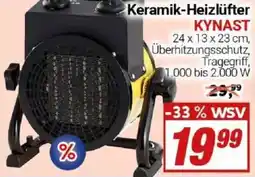 CENTERSHOP Keramik-Heizlüfter KYNAST Angebot