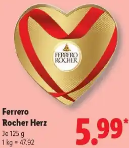 Lidl Ferrero Rocher Herz Angebot