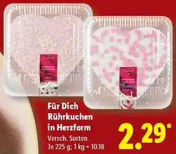 Lidl Für Dich Rührkuchen in Herzform Angebot
