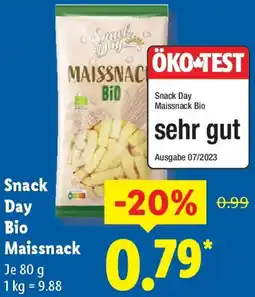 Lidl Snack Day Bio Maissnack Angebot