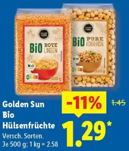 Lidl Golden Sun Bio Hülsenfrüchte Angebot