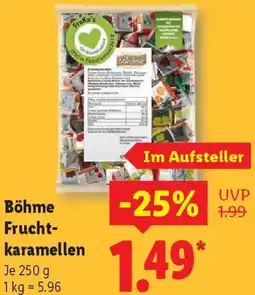 Lidl Böhme Fruchtkaramellen Angebot