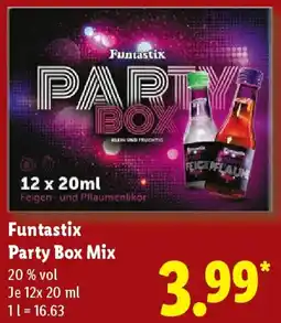 Lidl Funtastix Party Box Mix Angebot