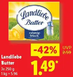 Lidl Landliebe Butter Angebot