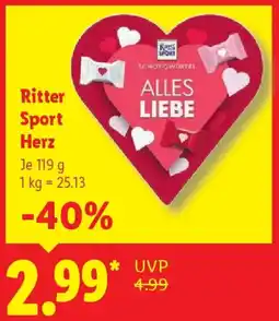 Lidl Ritter Sport Herz Angebot