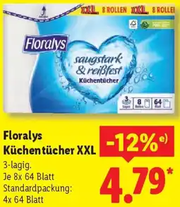 Lidl Floralys Küchentücher XXL Angebot