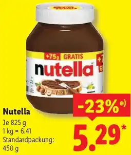 Lidl Nutella Angebot